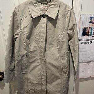 Eddie Bauer Beige Trench Coat